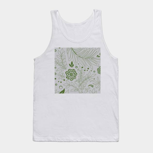 Floral Design 6 Tank Top by B&K